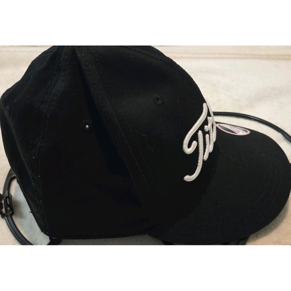 TITLEIST MENS SMALL/MEDIUM FITTED BLACK HAT - Picture 4 of 6